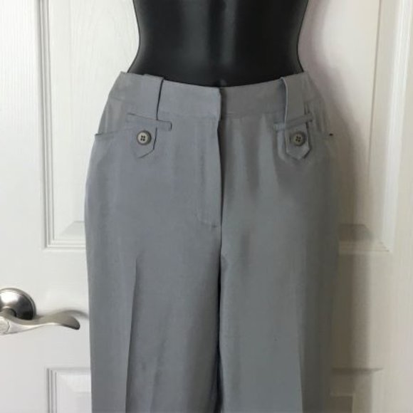 Carlisle Silk Straight Leg Pant - Picture 3 of 10